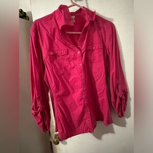 Pink long sleeve top